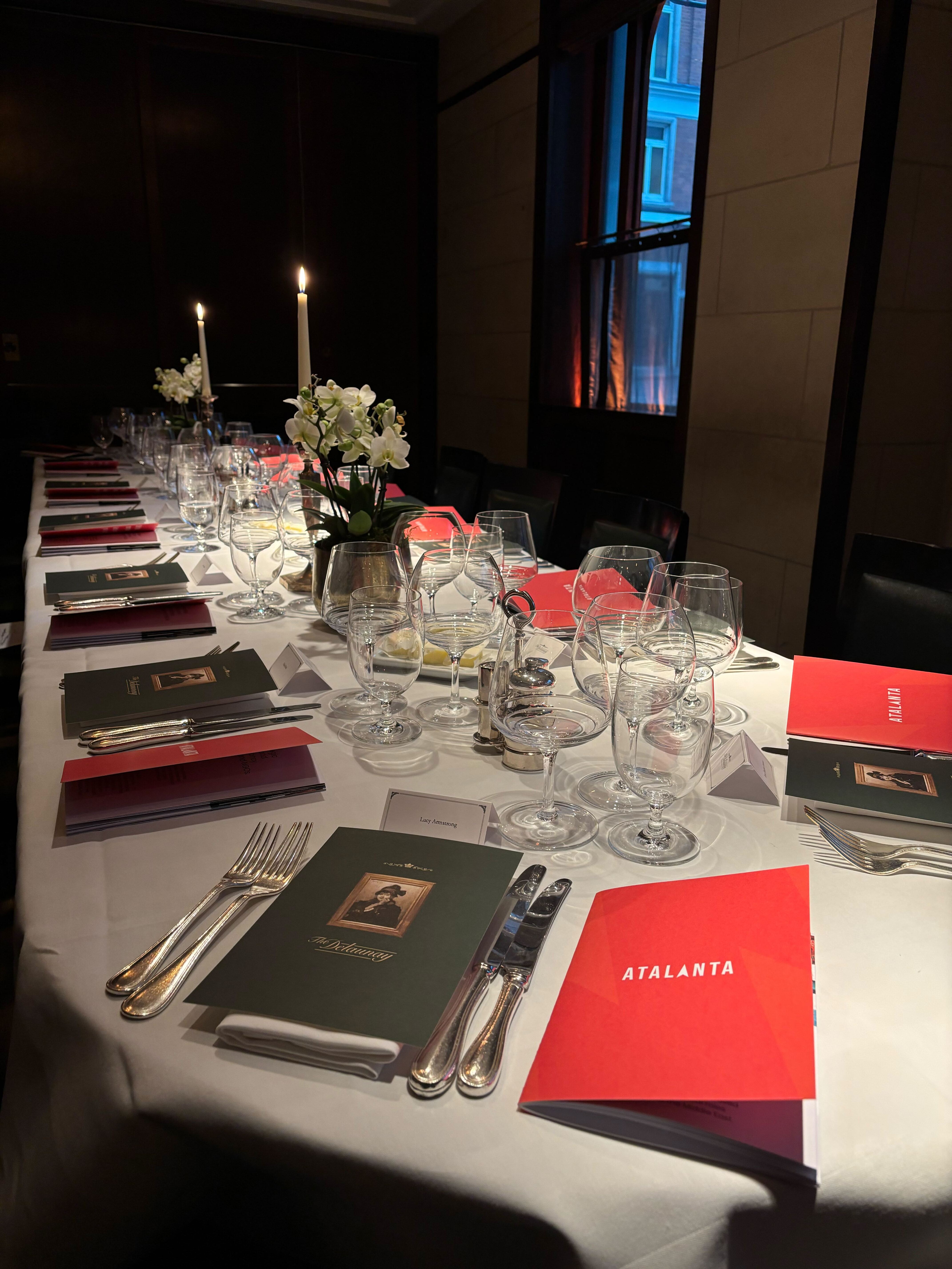 Atalanta hosts media dinner with the BBC’s Nicky Woolf