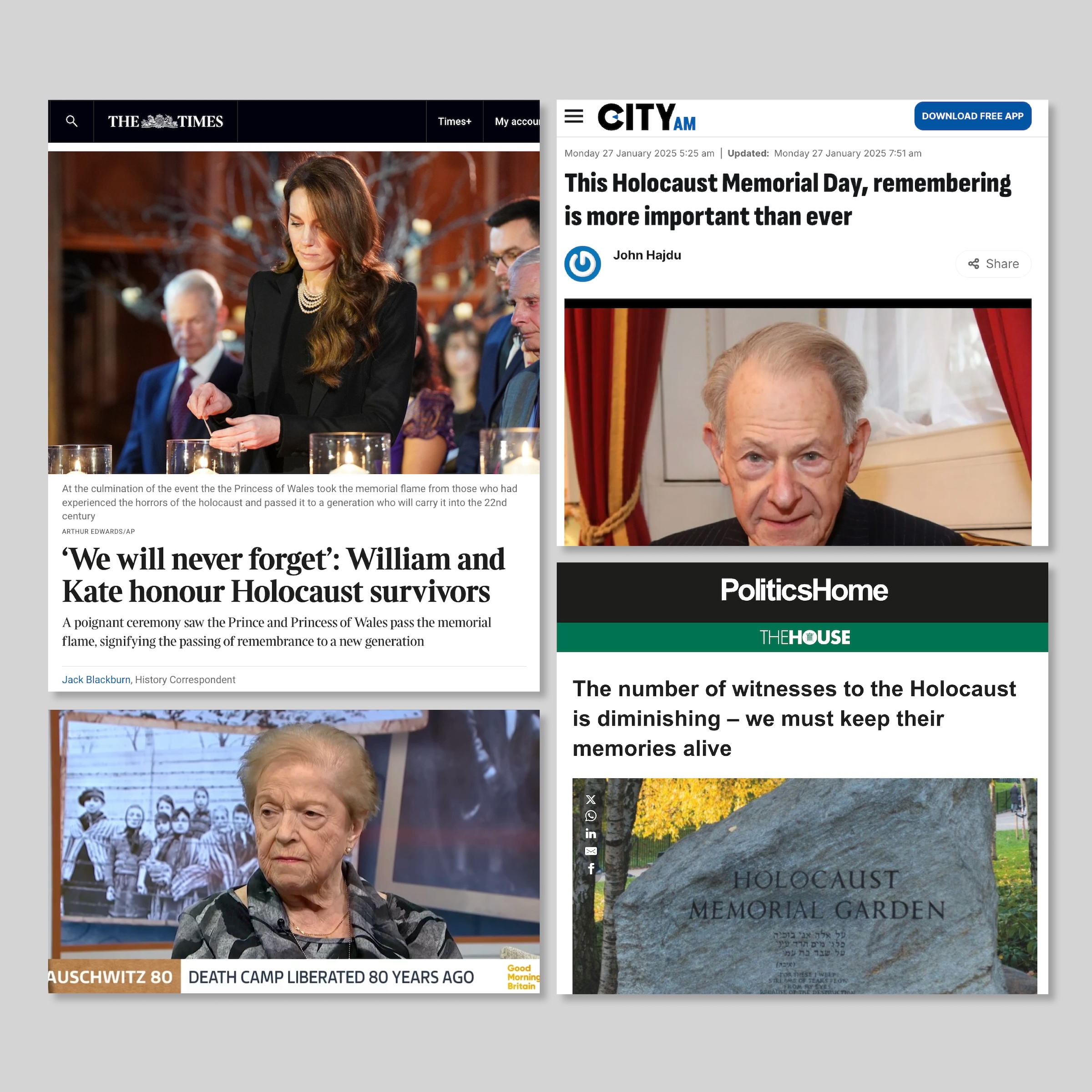 Helping survivors of the Holocaust and recent genocides tell their stories