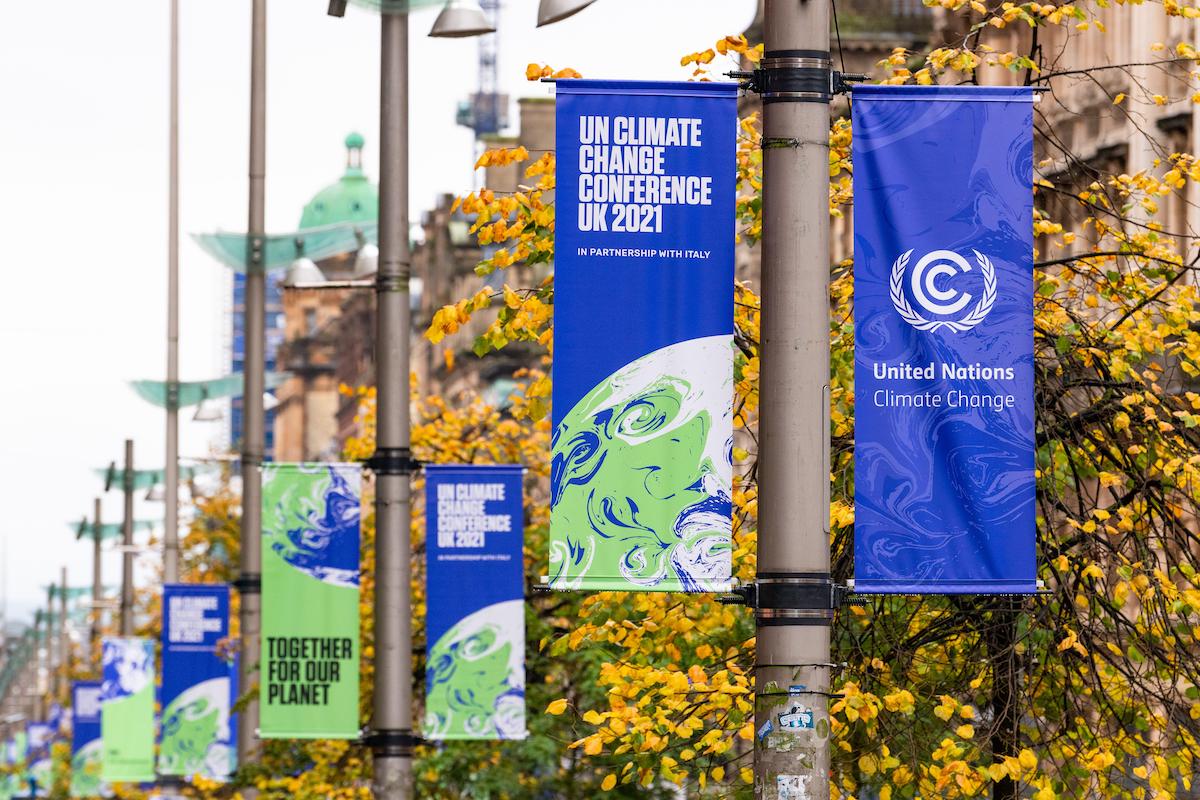 UN Climate Change Conference banners
