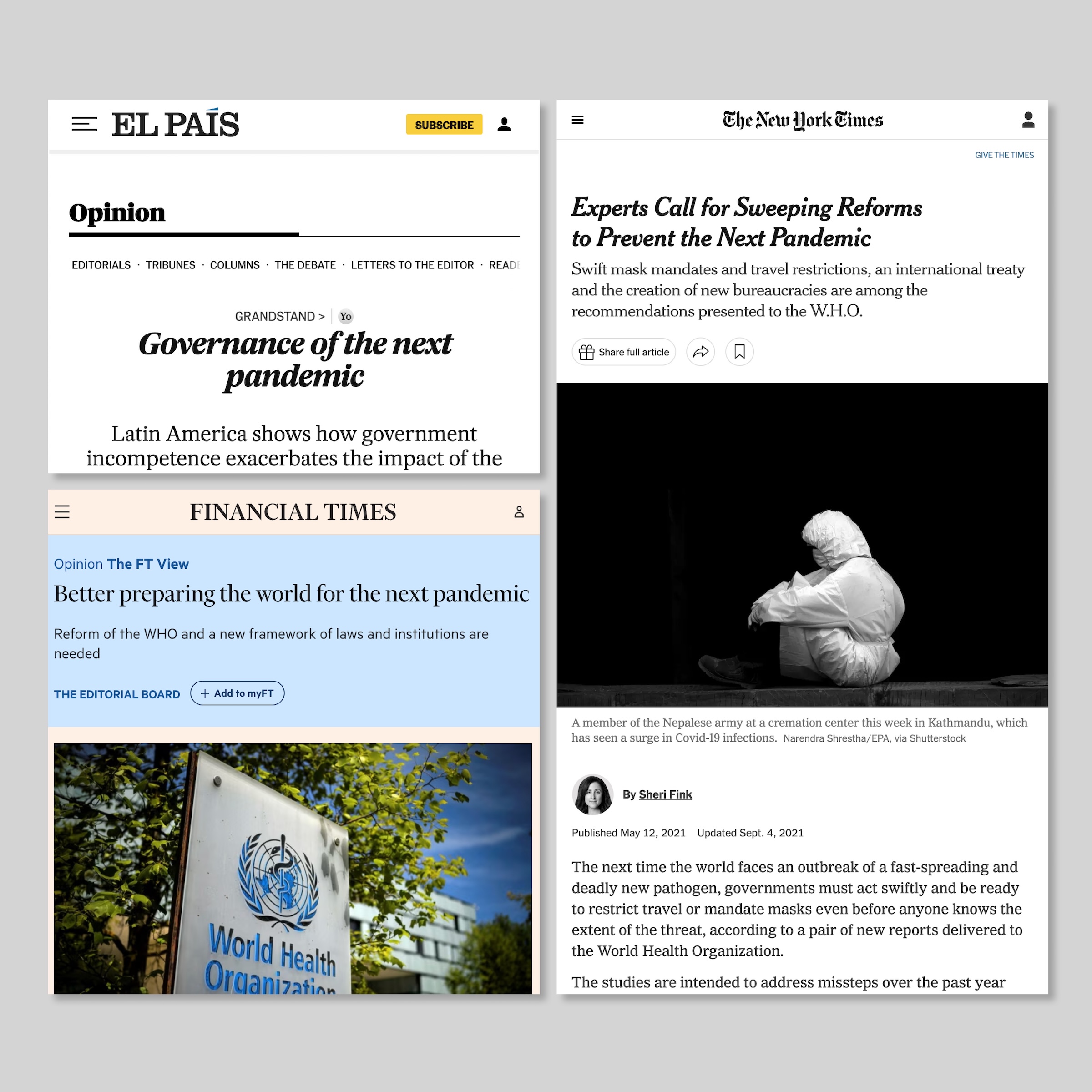 Mobilising global action to halt COVID-19 and prevent future pandemics