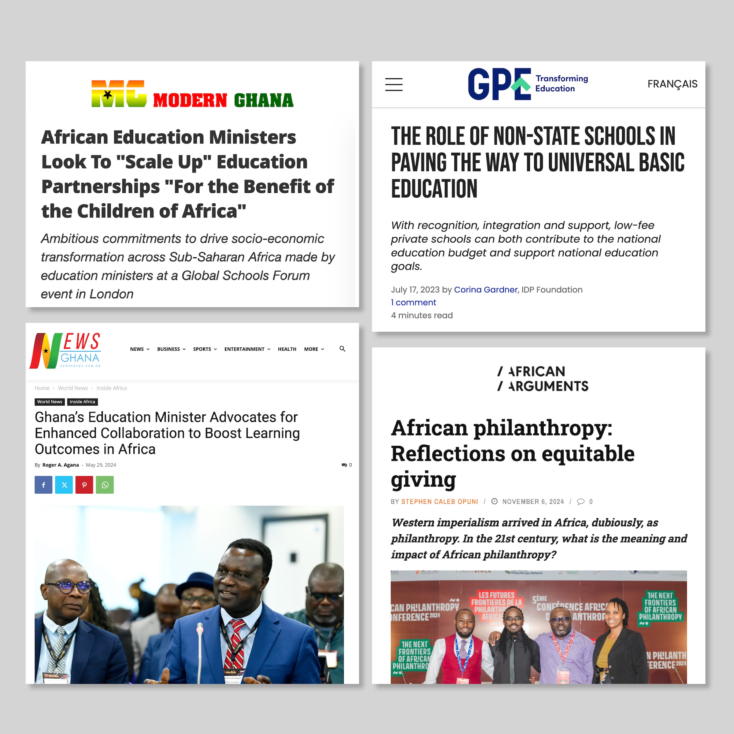 Championing the role of low-fee private schools in global education