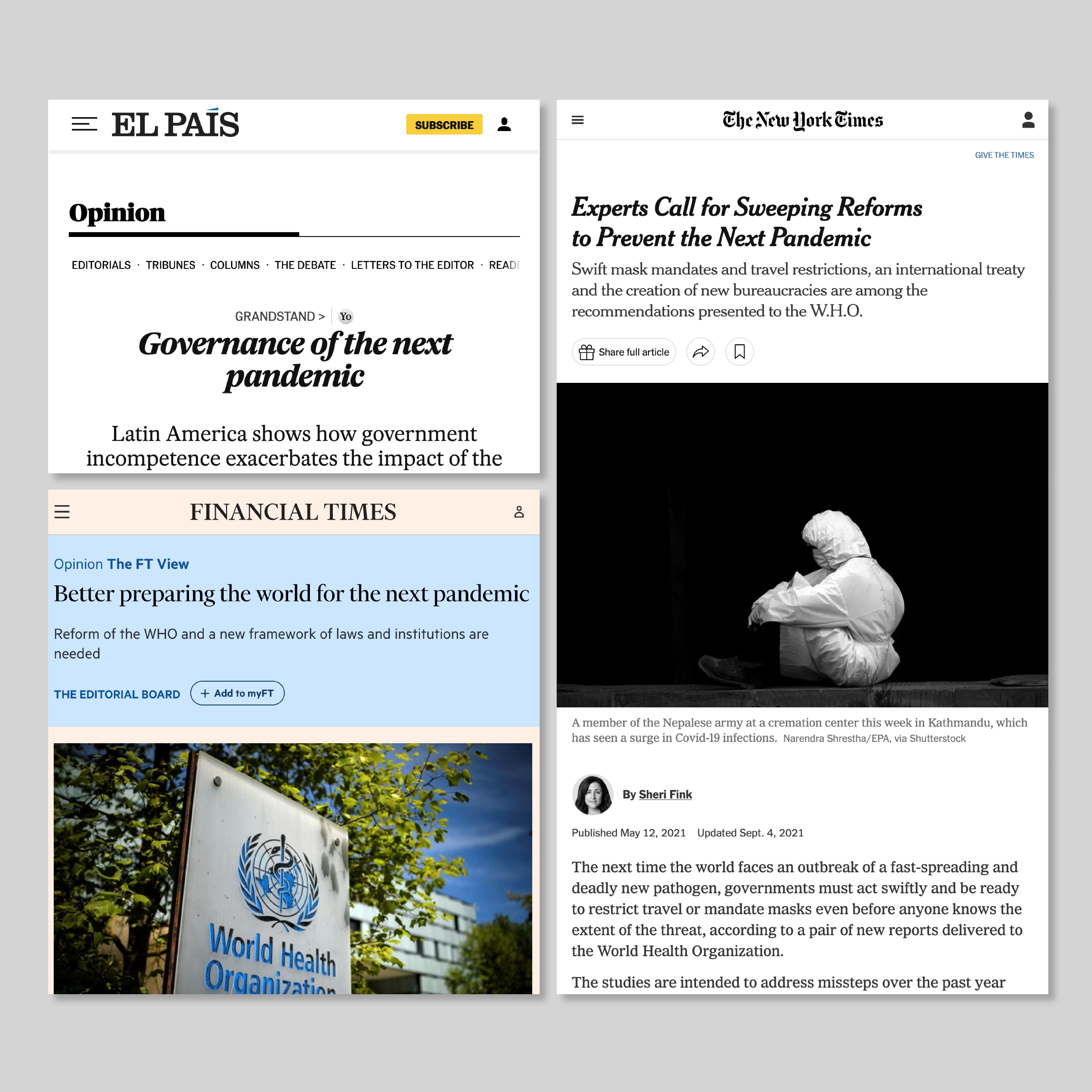 Mobilising global action to halt COVID-19 and prevent future pandemics