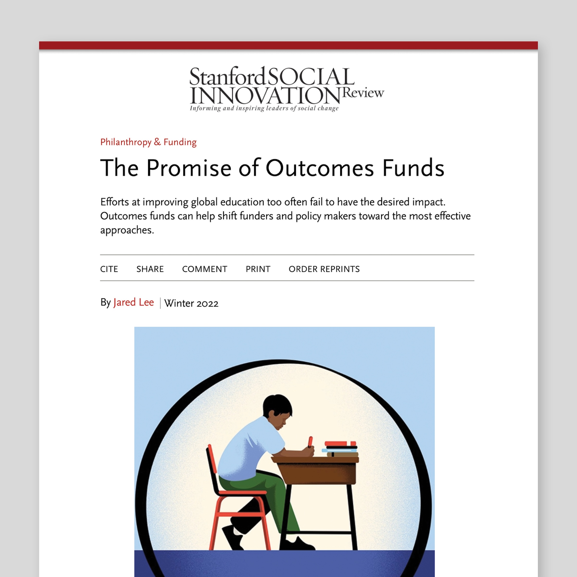 Changing global education funding debates