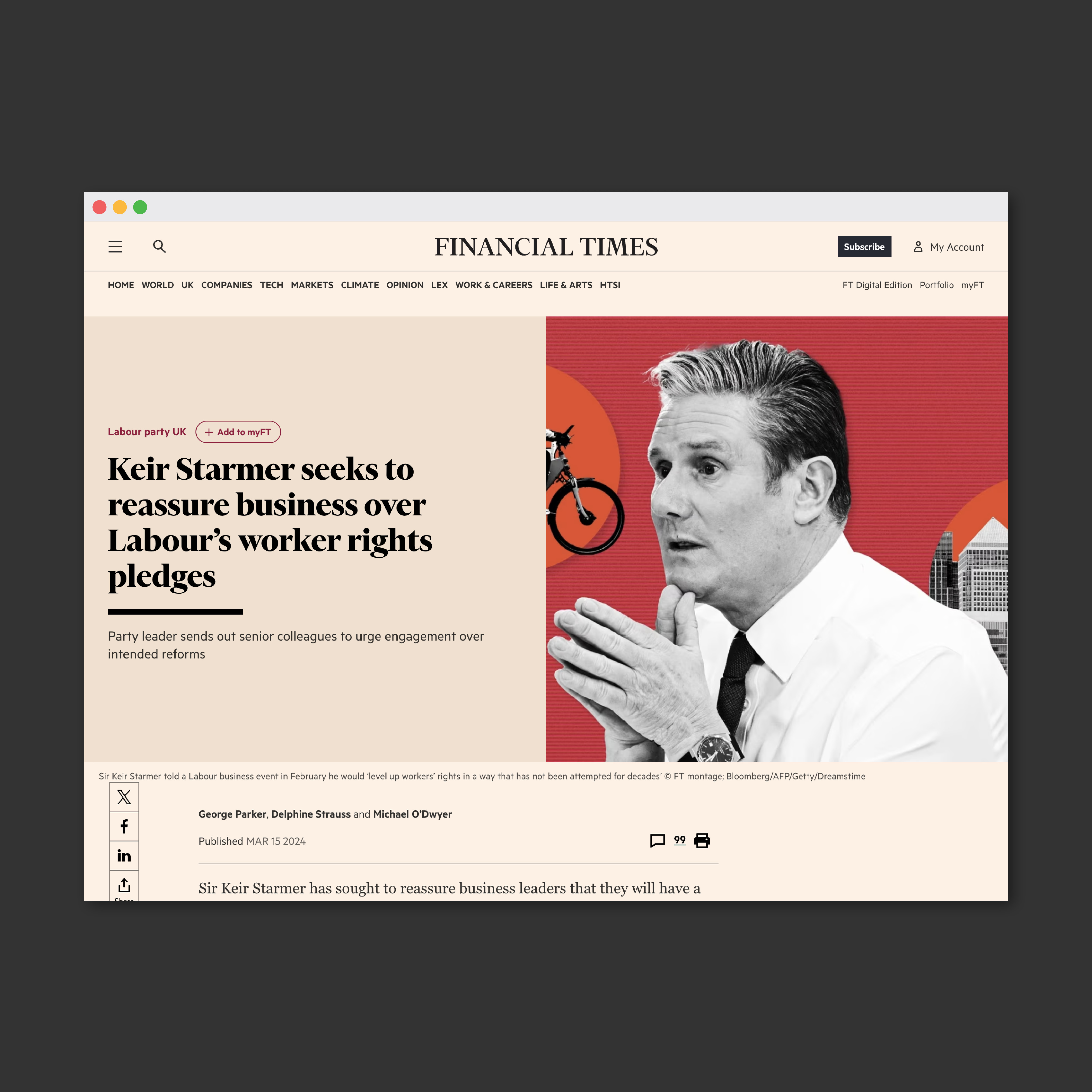 Positioning a leading organisation as credible, visible, and trustworthy